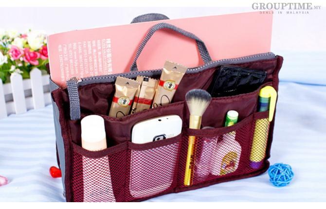 [75% Off] PA0080 Set of 2 Multi-Compartment Handbag Organisers.Pay only RM19 instead of RM79.