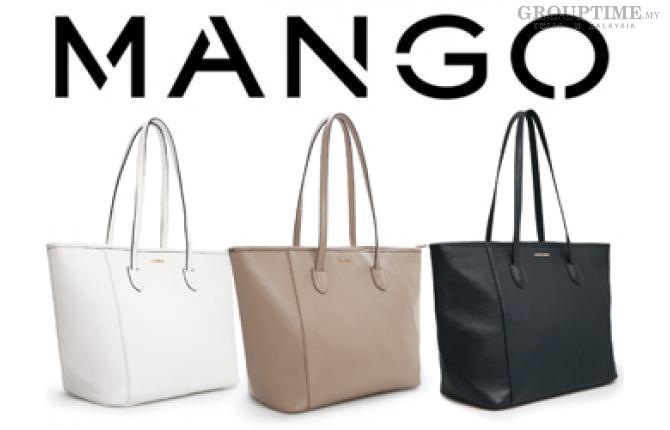 [57% Off] PA0083 MNG SAFFIANO-EFFECT SHOPPER BAG.Pay only RM59 instead of RM139.