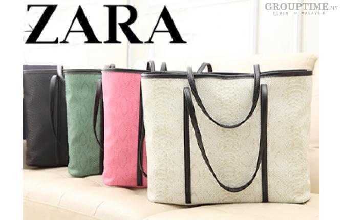 [73% Off] PA0090 ZARA 4 Colour Shopper Bag.Pay only RM39 instead of RM149.