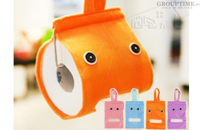 [58% off] PA0008 Creative Household - Little Elfin Fabric Roll Paper Holder (2 in/pack). Pay only RM12 instead of RM29.
