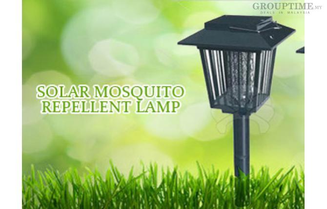 [64% off] PA0016 Solar Powered Mosquito Repellent Garden Lamp. Pay only Rm42 instead of RM119.