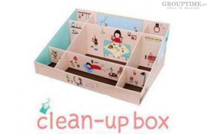 [62% off] PA0018 Monopoly DIY Desk Clean up Box Storage Box. Pay only RM9 instead of RM24.