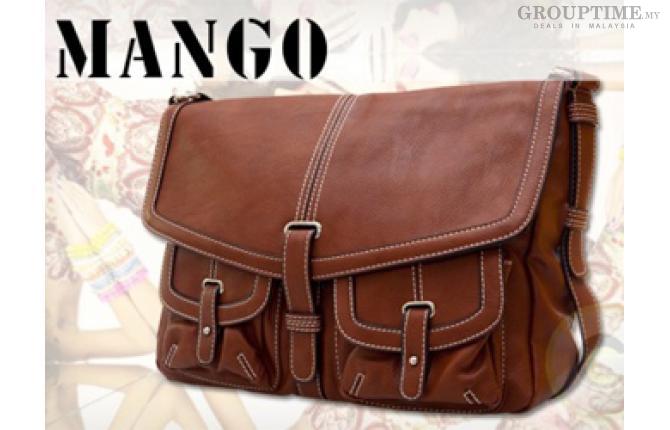 [48% Off] PA0035 MNG Mango Summer Brown Vintage Shoulder Bag. Pay only RM129 instead of RM249.