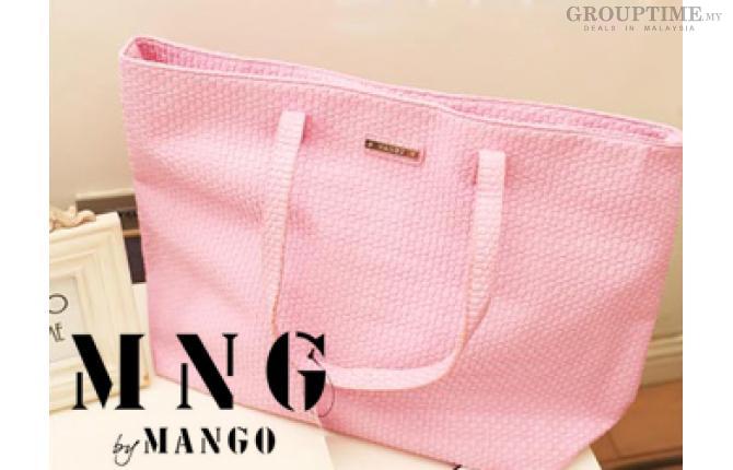 [47% Off] PA0039 MNG Mango Weave Tote(PINK Series).Pay only RM52 instead of RM99.