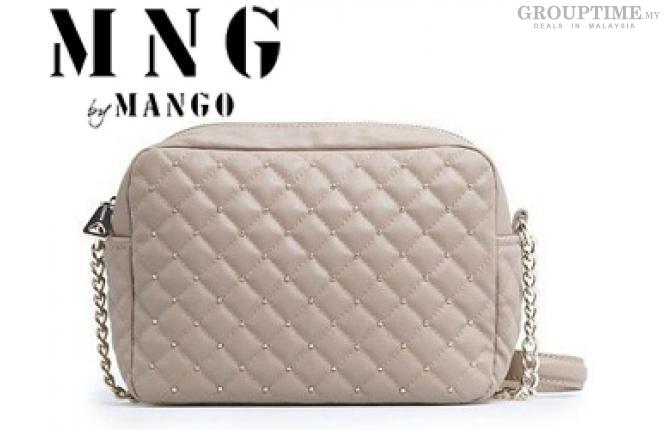 [71% Off] PA0040 STUDDED QUILTER TOTE(NUDE).Pay only RM39 instead of RM139.