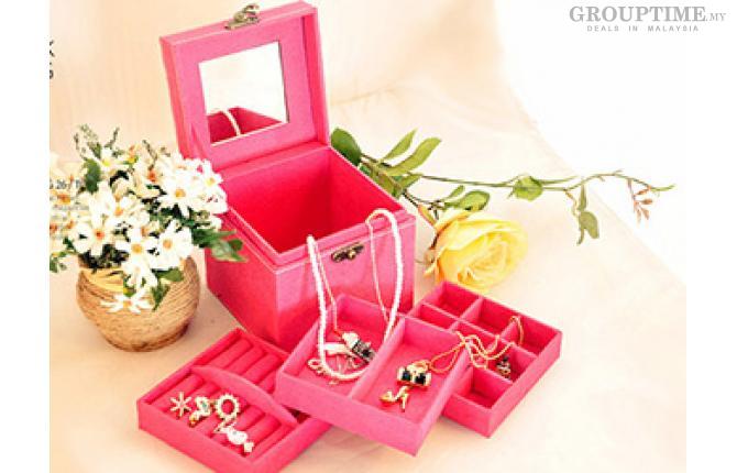 [70% Off] PA0046 Korea Vintage Style Jewellery Box .Pay only RM29 instead of RM99.