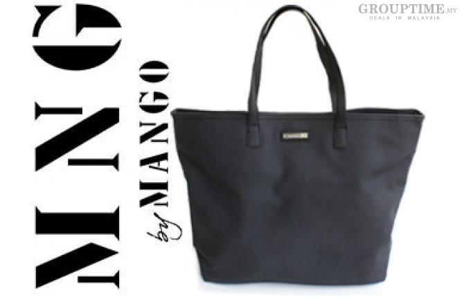 [30% Off] PA0061 MNG Mango Classic Shopper Bag (Black)Limited Quantity Only.Pay only RM69 instead of RM99.