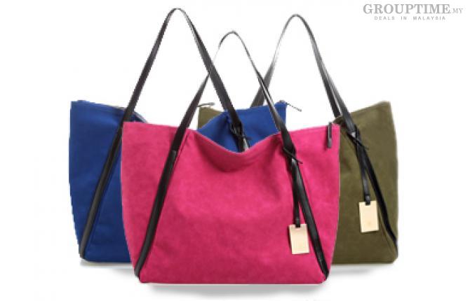 [70% Off] PA0063 3 Colour Korea Style Casual Shopper Bag.Pay only RM35 instead of RM119.