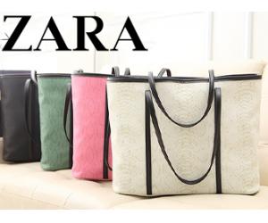 [73% Off] PA0090 ZARA 4 Colour Shopper Bag.Pay only RM39 instead of RM149.