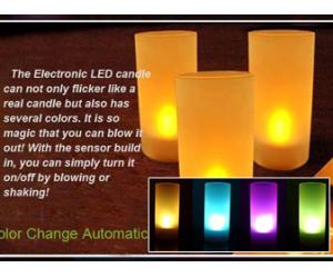 [41% off] PA0020 LED Electronic Color Change Flicker Light Candle Sensor (6 in/pack). Pay only RM35 instead of RM60.