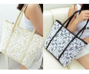 [67% Off] PA0065 Lace Shopper Bag.Pay only RM29 instead of RM89.