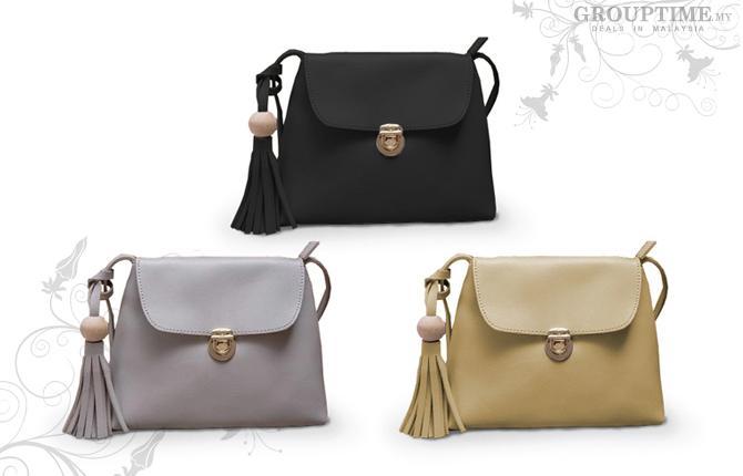 GA0294 Korean Press Lock Crossbody Bag