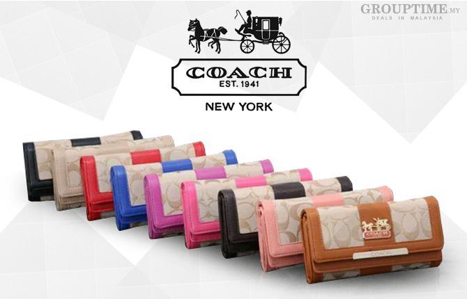 GA0305 COACH Double Fold Wallet