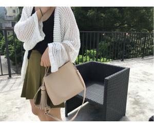 GA0293 Korean 2 in 1 Tassel Sling Bag