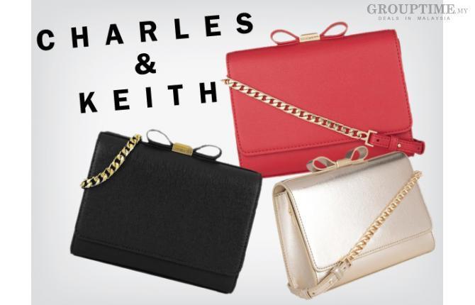 GA0331 Charles and Keith Bow Clutch