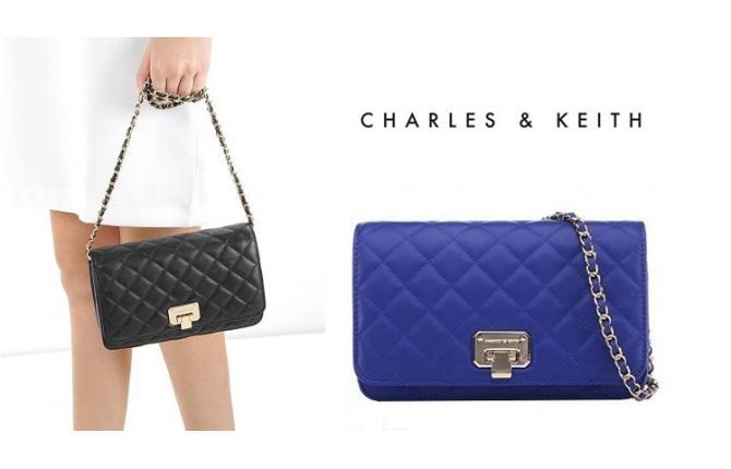 GA0333 Charles and Keith Quilted Clutch