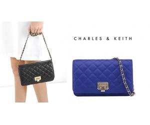 GA0333 Charles and Keith Quilted Clutch