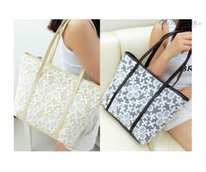 GA0335 Lace Shopper Bag