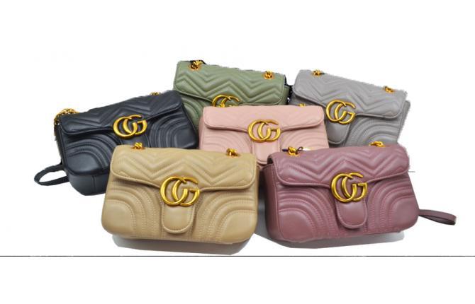 GA0391 Embossed Chain Handbag