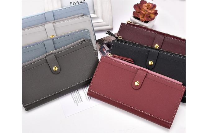 TB024 DEABOLAR Lady Long Wallet Purse (7 Colors)