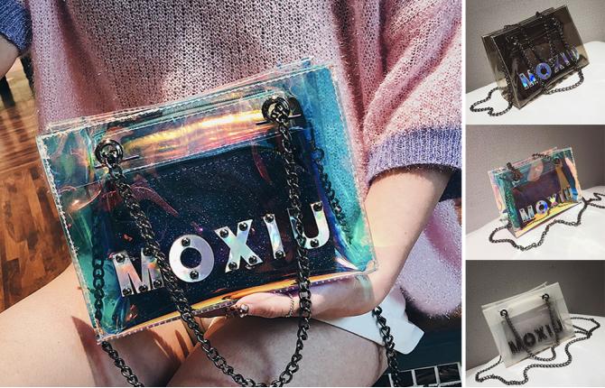 TB055 INS MOXIU Laser 2 in 1 Crossbody bag