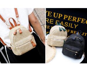 TB050 2 WAY Straw Bag