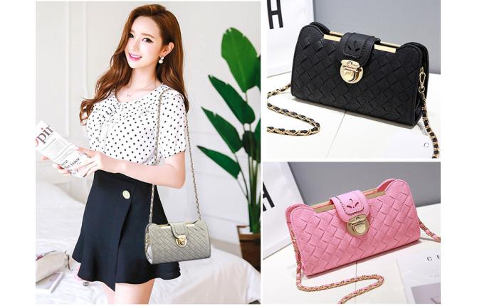 TB086 Weaving Sling Bag