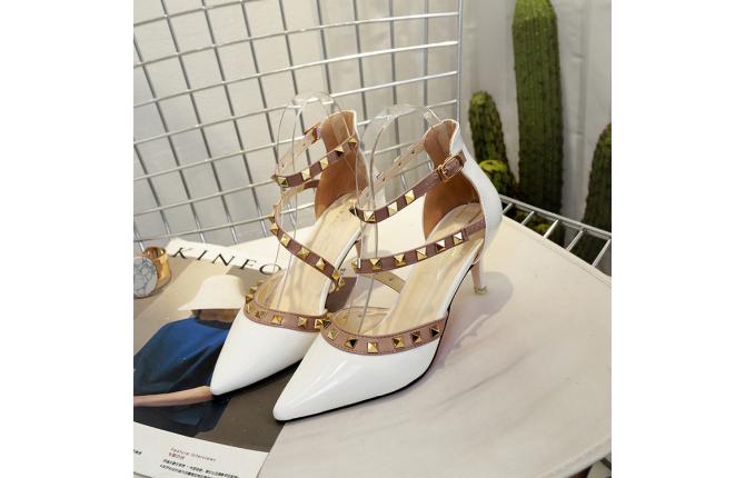 TB135 High Heels Shoes Strappy Ankle Elegant Fashion Ladies Peep Toes Casual