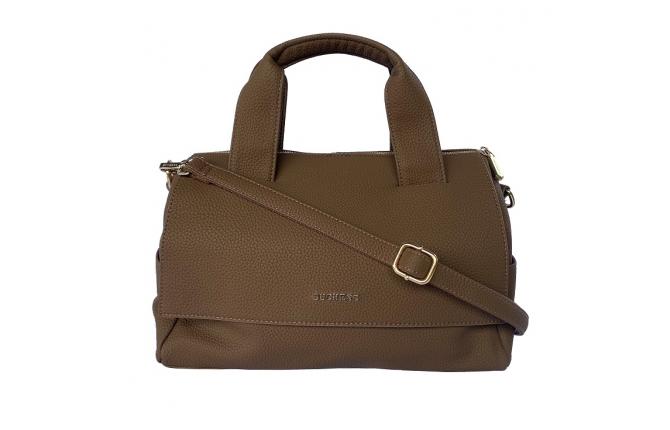 TAYLOR BOSTON BAG - DARK BROWN