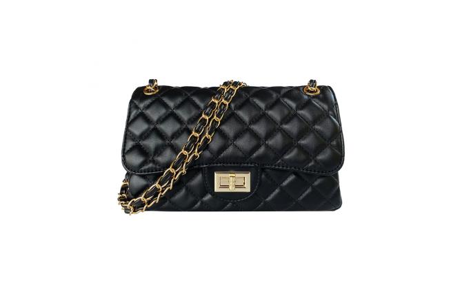 VENNA CHAIN BAG - BLACK
