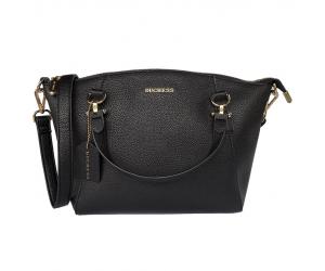 DEON DUMPLING BAG - BLACK