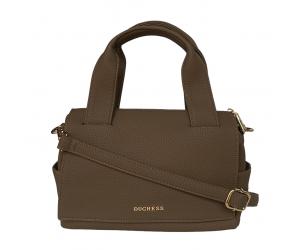 MEDIUM TAYLOR BOSTON BAG - BROWN