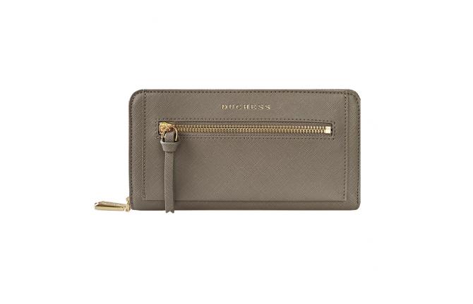 LAUREN LONG WALLET - GREY