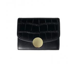 MAYA SHORT WALLET - BLACK