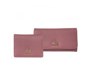 2IN1 WALLET SET - DUSTY ROSE