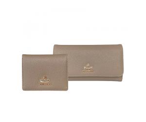 2IN1 WALLET SET - MOCHA