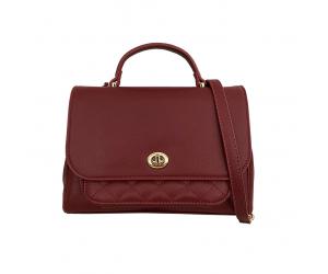 AMBER BAG - WINE RED