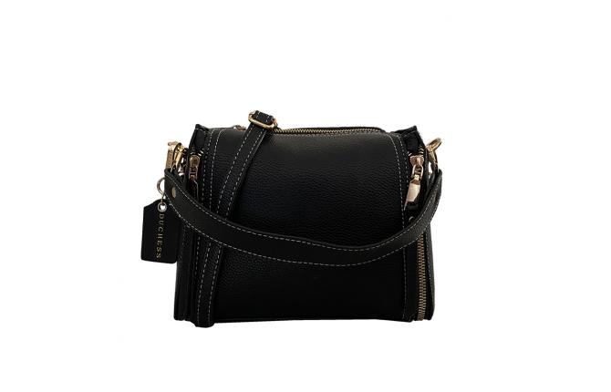 KENNA BOSTON BAG - BLACK