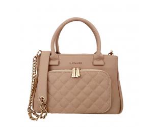LEONE HANDBAG - KHAKI PINK