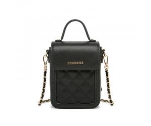 LOUISE PHONE POUCH - BLACK