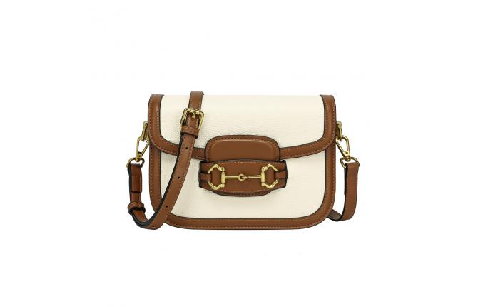 LUCY SLING BAG 2.0 - BROWN WHITE