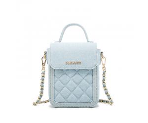 LOUISE PHONE POUCH - DENIM SKYBLUE