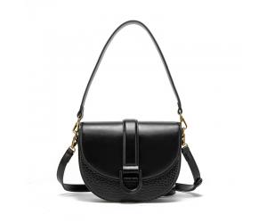 KYLIE SADDLE BAG - BLACK