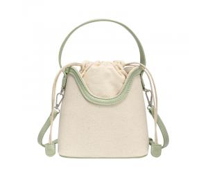 CLARA CANVAS BUCKET BAG - MINT