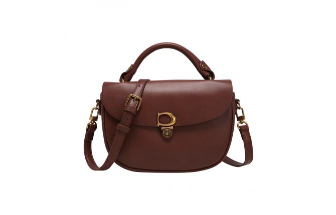 DORIS SADDLE BAG - MAROON