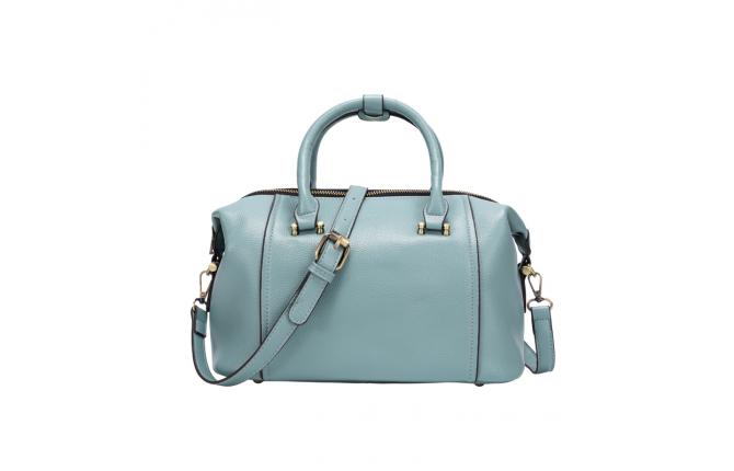 LARGE PAULA BOSTON BAG - BLUE
