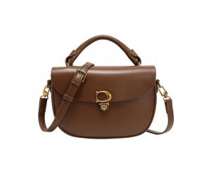 DORIS SADDLE BAG - BROWN