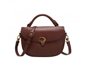 DORIS SADDLE BAG - MAROON