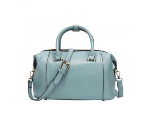 LARGE PAULA BOSTON BAG - BLUE