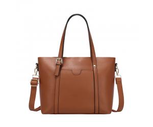 TOBY TOTE BAG - BROWN